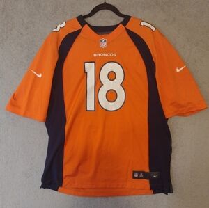 Nike Denver Broncos Jersey Peyton Manning #18 Mens XL NFL *Defects See Pics*